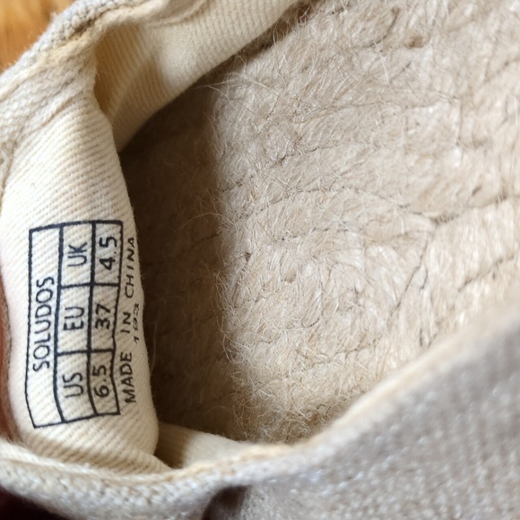 Soludos Pride Smoking Slipper Espadrille Size 6.5 - Picture 7 of 10